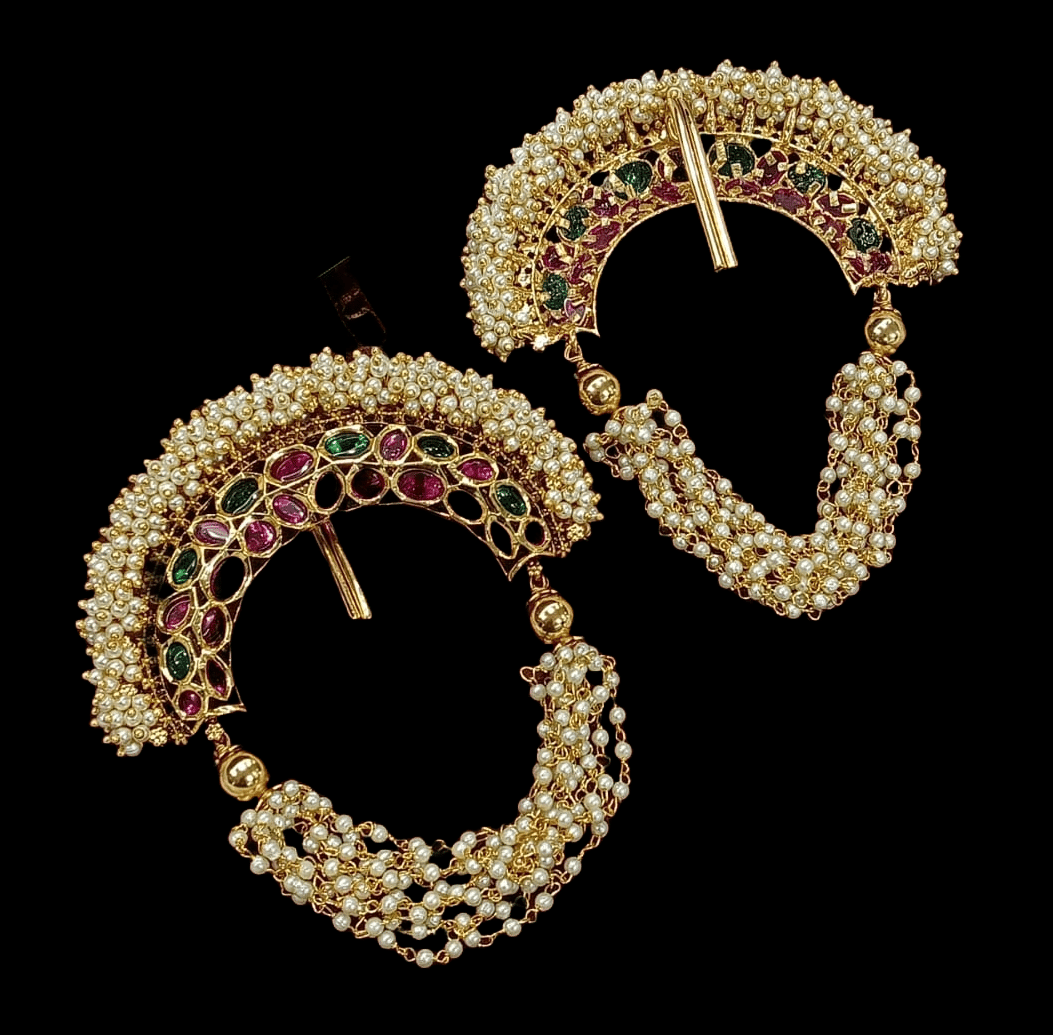 Gold Plated Traditional Indian Hair Pin-01