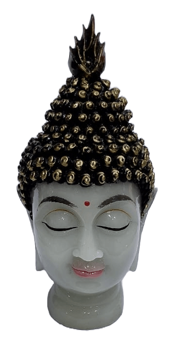 Serene Buddha Head Statue for Home Decor