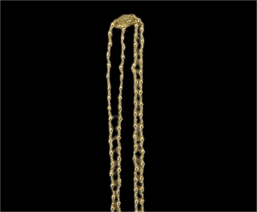 14K Yellow Gold 3mm Ball Bead Chain Necklace 14K Yellow Gold 3mm Ball Bead Chain Necklace