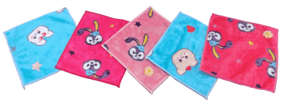 5 Pack of Soft and Absorbent Baby Washcloths