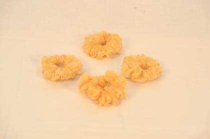 6Pcs Chiffon Ruffle Scrunchy Hair Bands