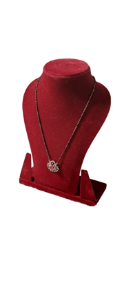 Black Beads Mangalsutra With Gold Plated Pendant For Women