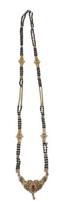 22K Gold Plated Traditional Indian Marathi Mangalsutra Necklace for Women