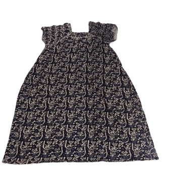 Women's Hand Block Printed Cotton Long nighty