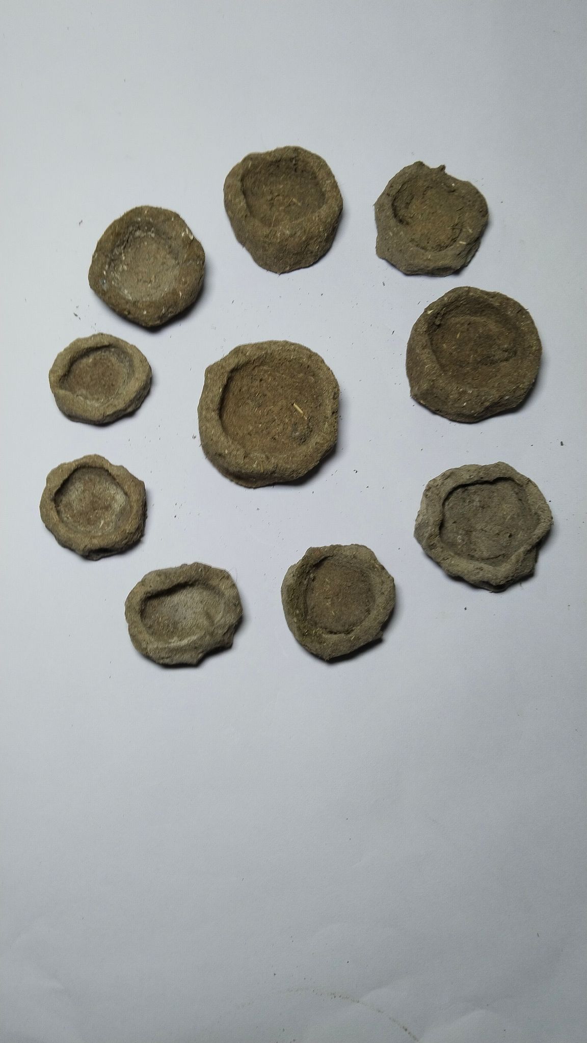 Handmade Cow Dung Diya for Diwali and Festivals