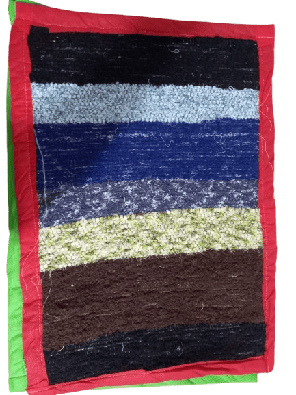 Handmade colorful Door Mat
