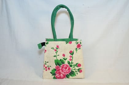 Floral Jute Bag
