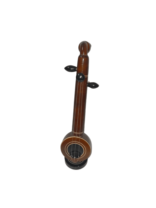 Wooden Veena Decorative Show Item (Brown) Wooden Veena Decorative Show Item (Brown)