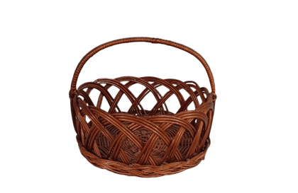 Wicker Picnic Basket with Lid and Handle Wicker Picnic Basket with Lid and Handle