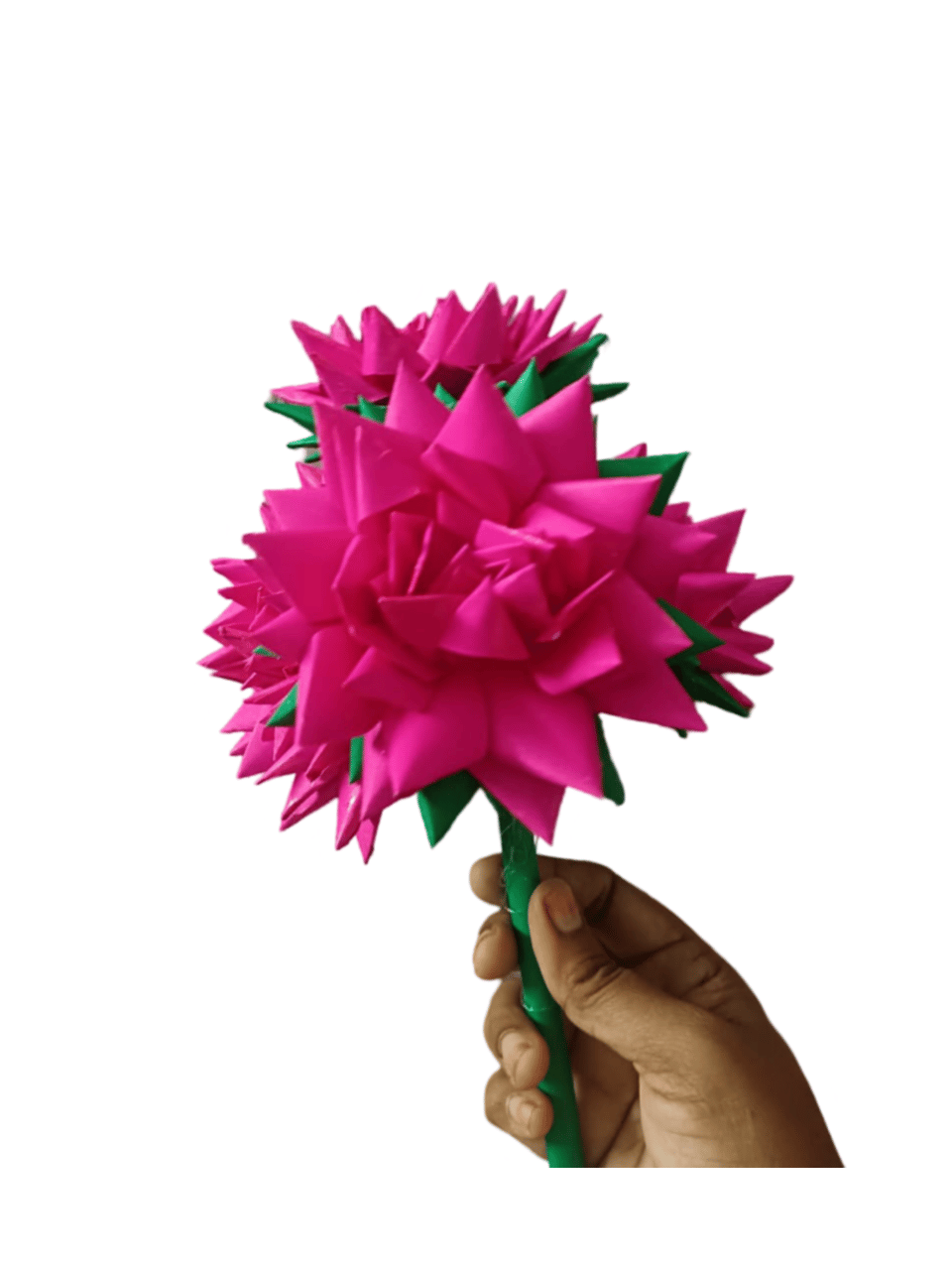 Handmade Pink Lotus Flower Paper Craft Home Decoration