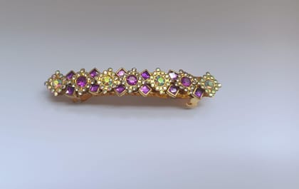 Rhinestone studded hair clip