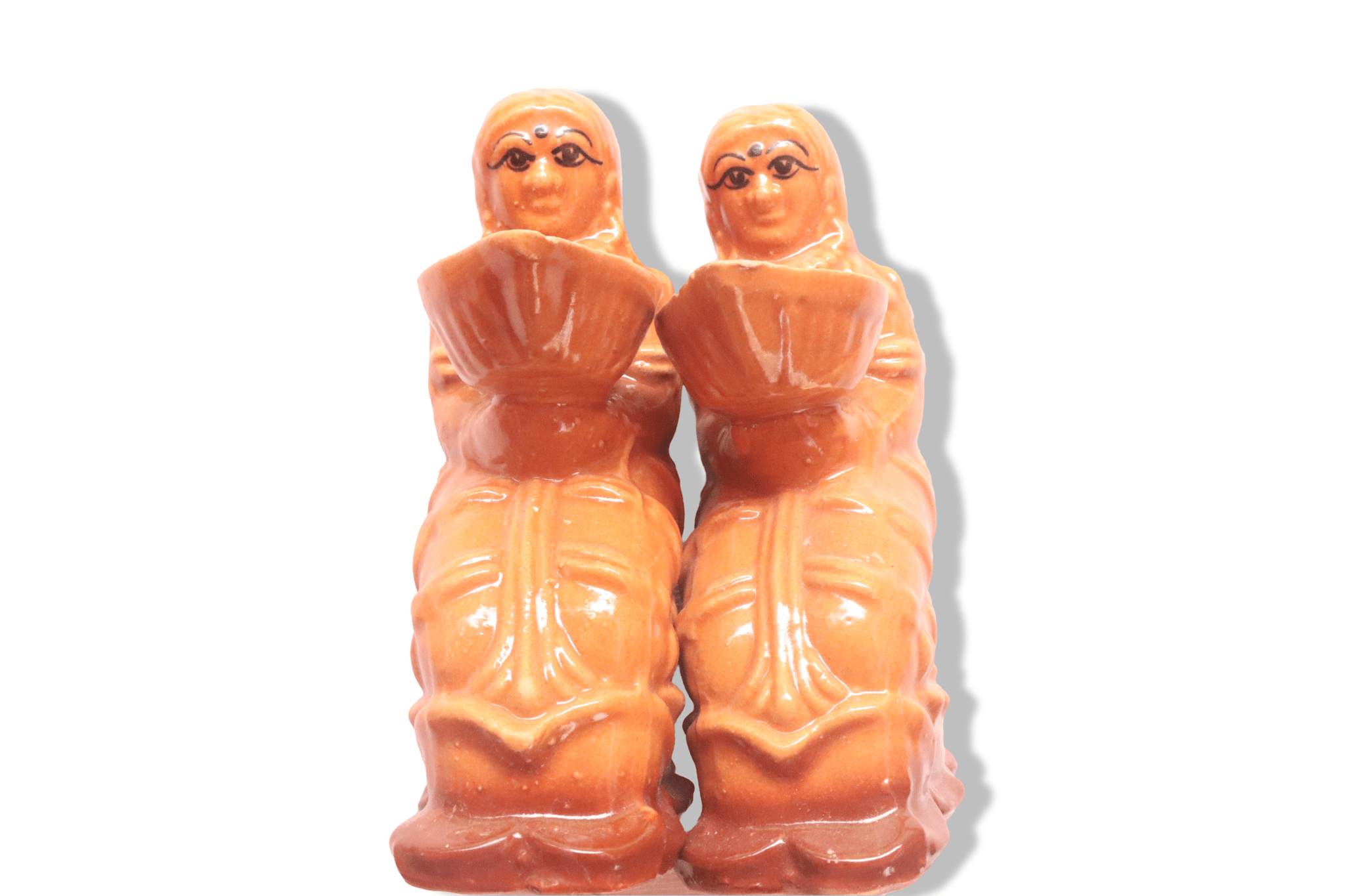 Dancing Women Mud Diya