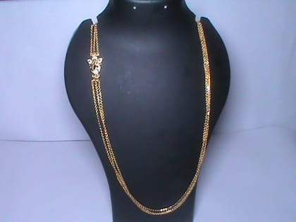 Gold Plated Traditional Long Necklace Gold Plated Traditional Long Necklace