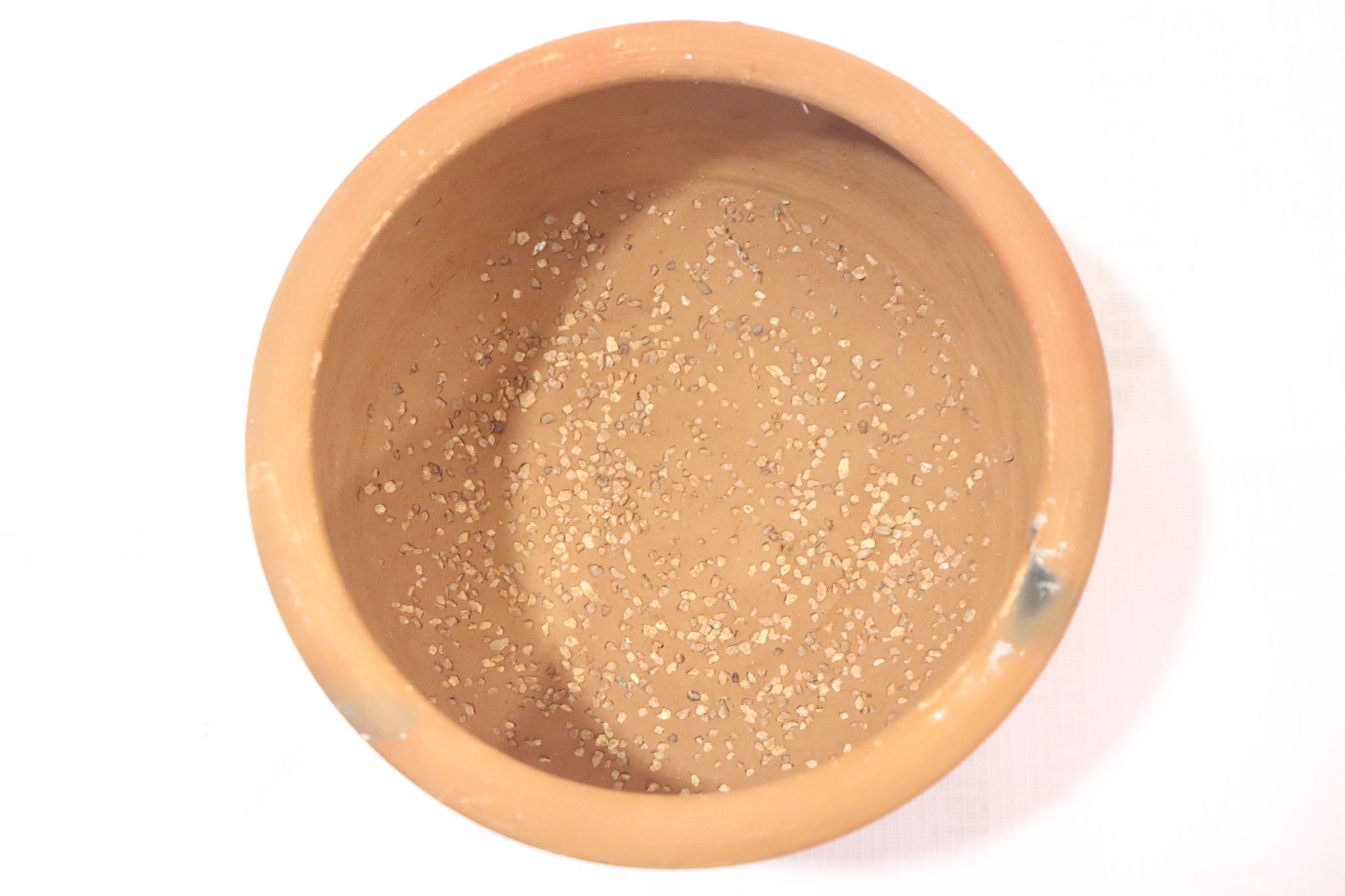 Terracotta Pot with Sand