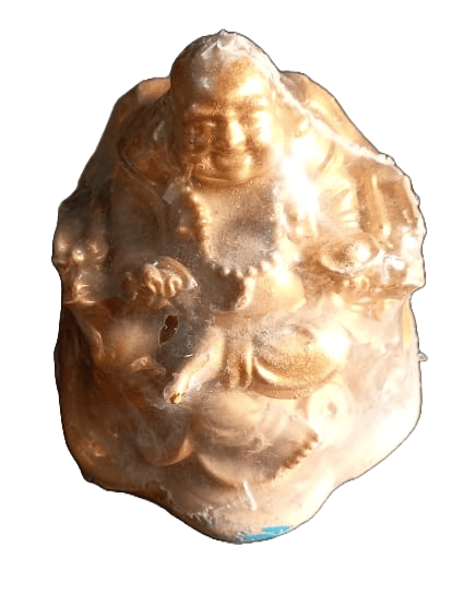 Golden Laughing Buddha Statue