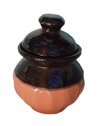 Handmade Ceramic Sugar Pot with Lid