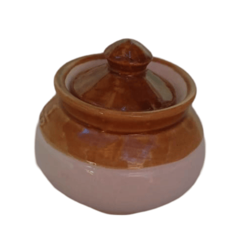Handmade Ceramic Pickle Pot with Lid