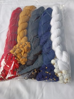 Set of 5 Dupatta With Latkans