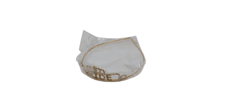 Gold Bride Headband