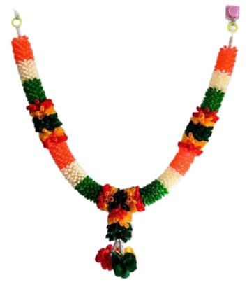 Artificial Marigold Fluffy Flowers Garlands for Home, Office, Temple, and Car Decoration