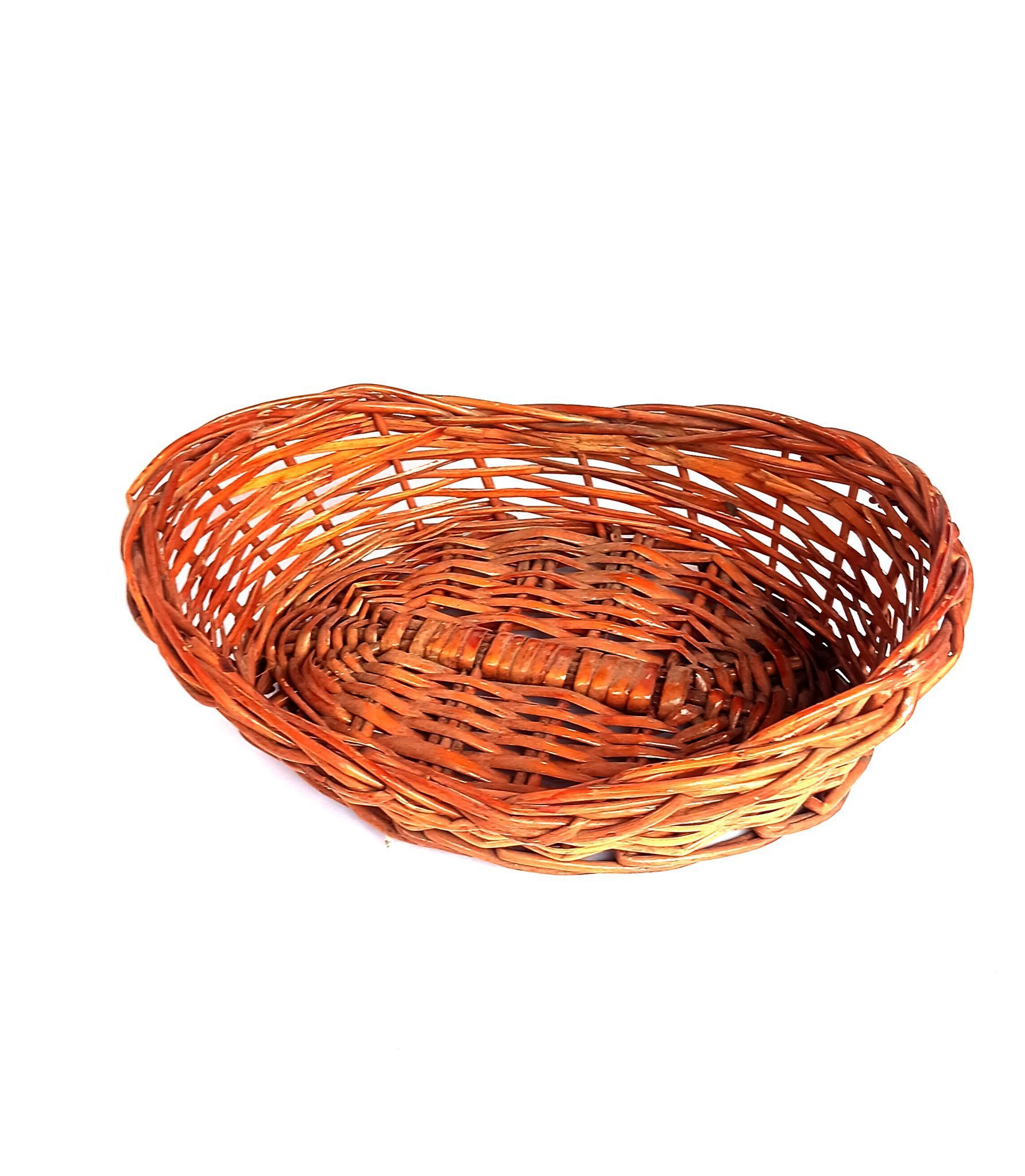 Wicker Heart-Shaped Basket