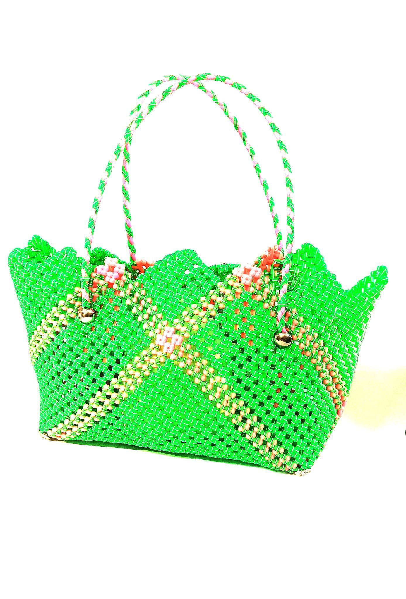 Green Beaded Handbag