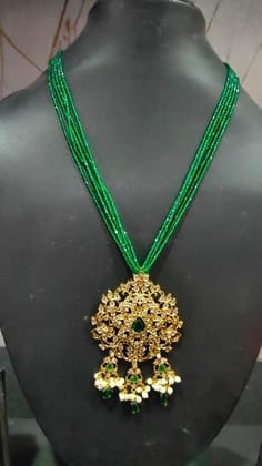 green color crystal beads chain green color crystal beads chain