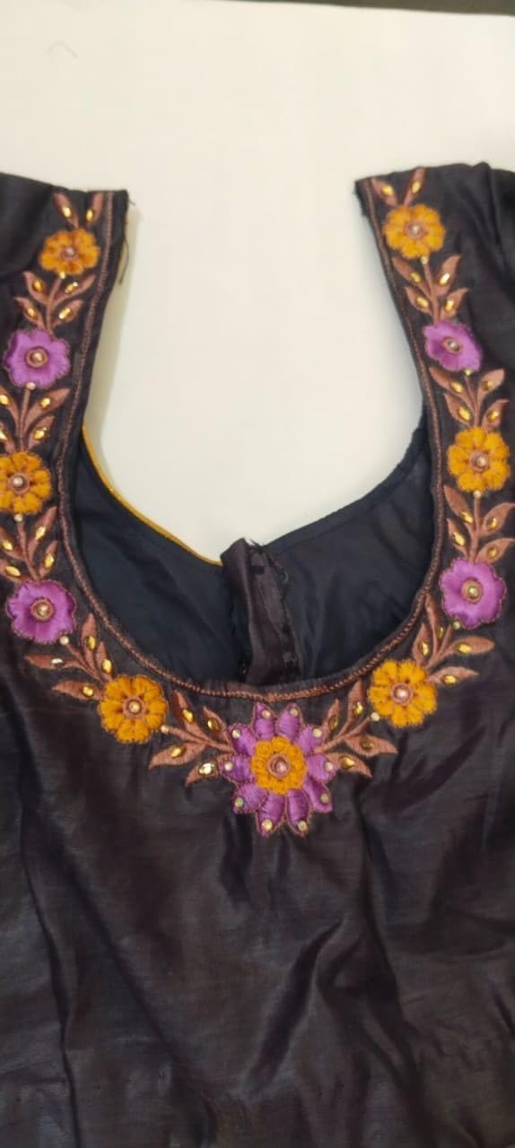computer  embroidery blouse