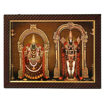 Thirupati Balaji Wooden Photo Frame Thirupati Balaji Wooden Photo Frame