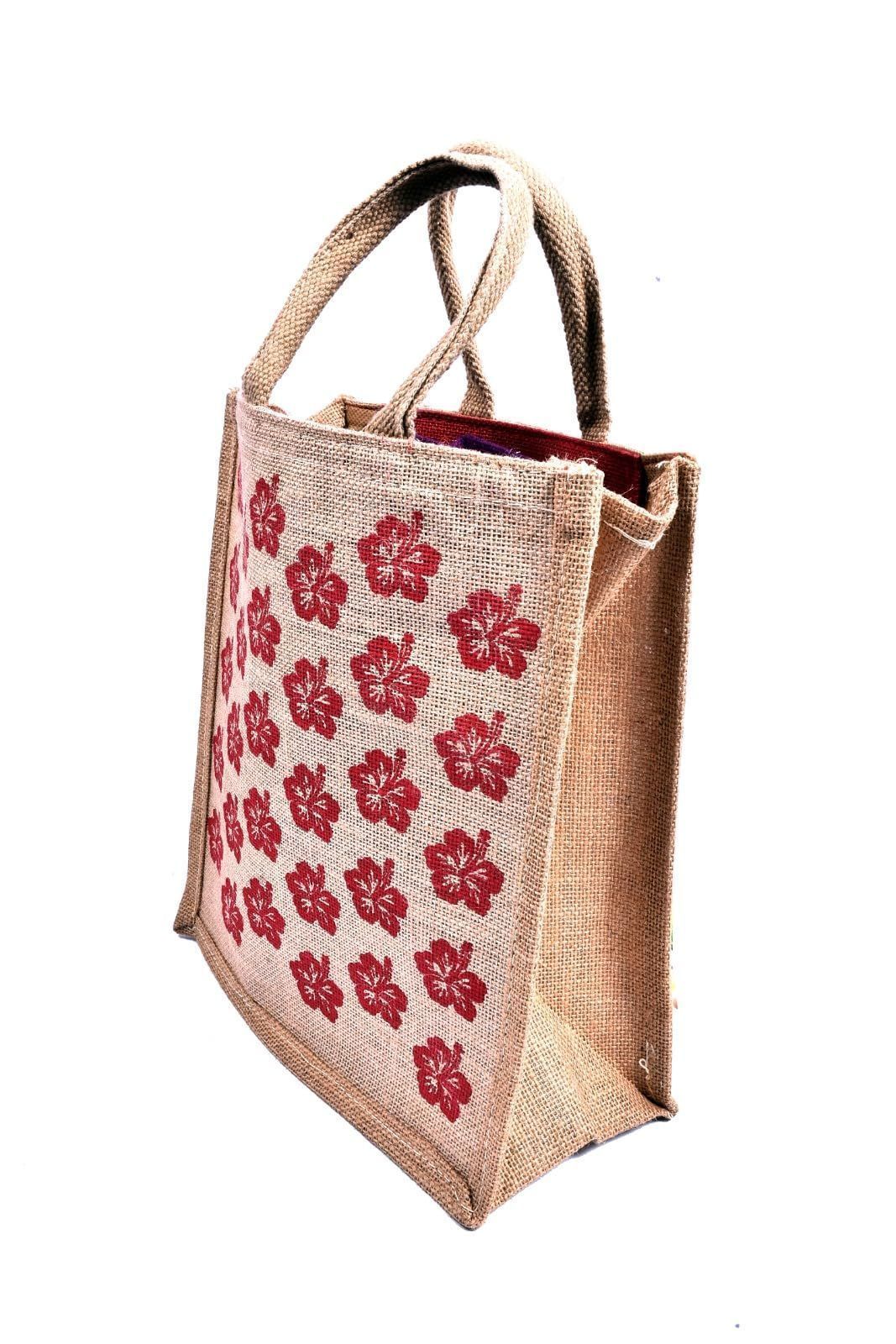Jute Bag red color