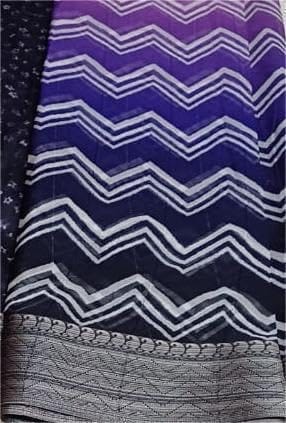 Party Wear Organza Multicolor Saree
