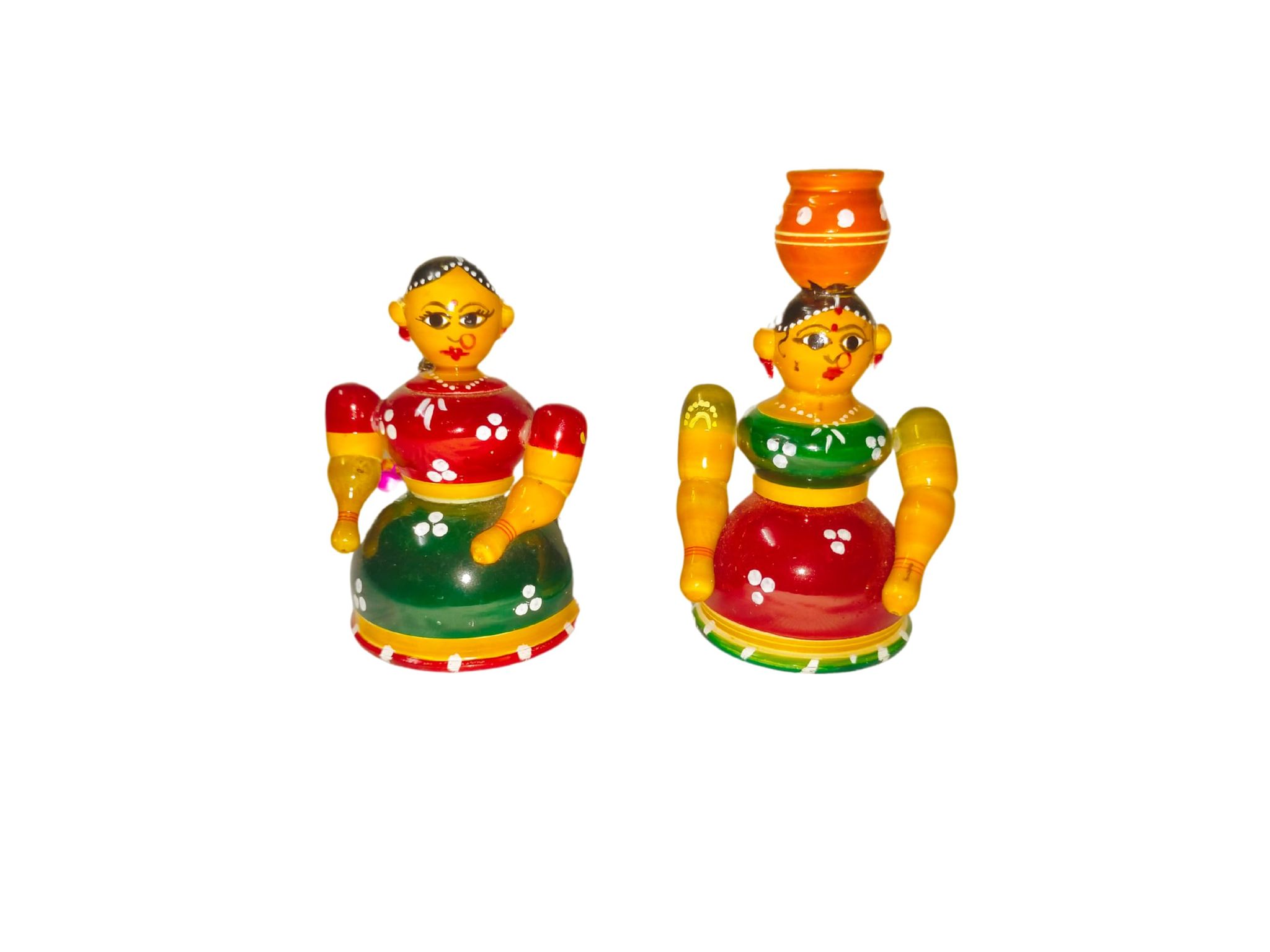 Etikoppaka Handicrafts Wooden Butta Bommalu