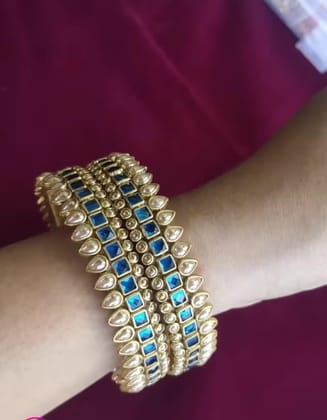 kundan thread work bangles kundan thread work bangles
