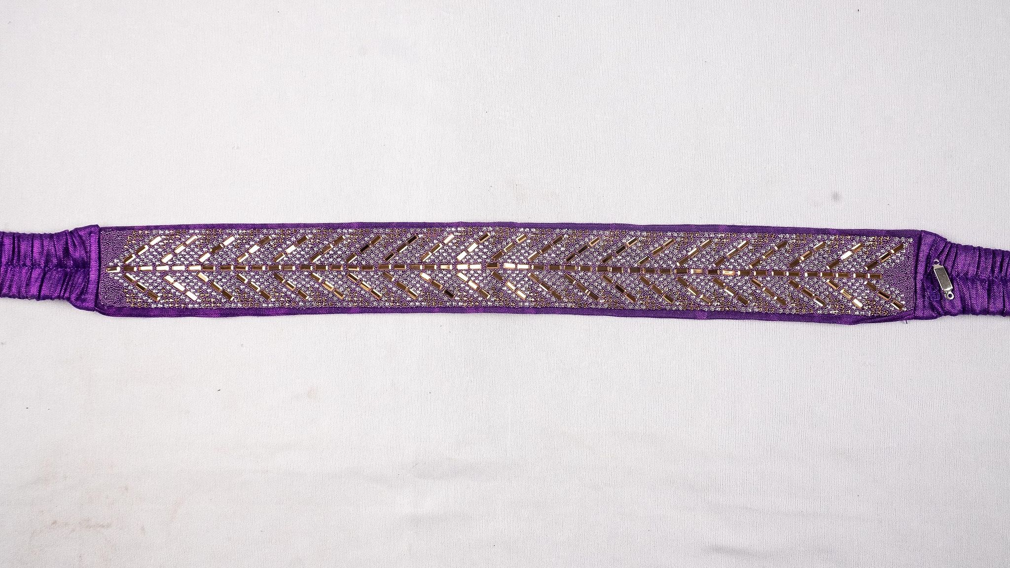 Bridal Waist Belt, Rhinestone Wedding Belt, Purple Beaded Belt, Crystal Bridal Belt, Sash Belt for Women, Bridesmaid Belt