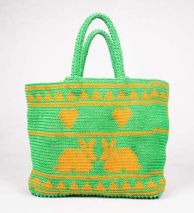 Tote Bag with Geometric Pattern Tote Bag with Geometric Pattern
