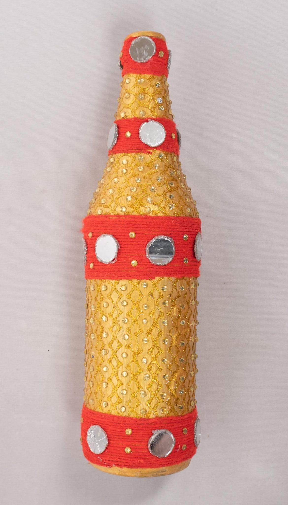 Rustic Bling Decorative Bottle