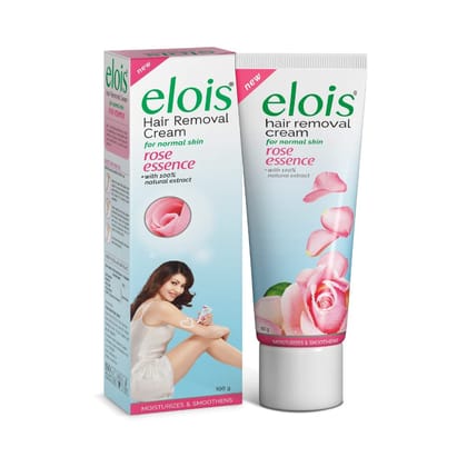 Elois Hair Removal Cream for Women With Rose Extract, Normal Skin(100g) 2x Longer Lasting Smoothness than Razors (Pack of 1) Elois Hair Removal Cream for Women With Rose Extract, Normal Skin(100g) 2x Longer Lasting Smoothness than Razors (Pack of 1)