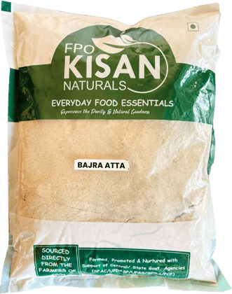 FPO Kisan Naturals Bajra Atta - 1 KG