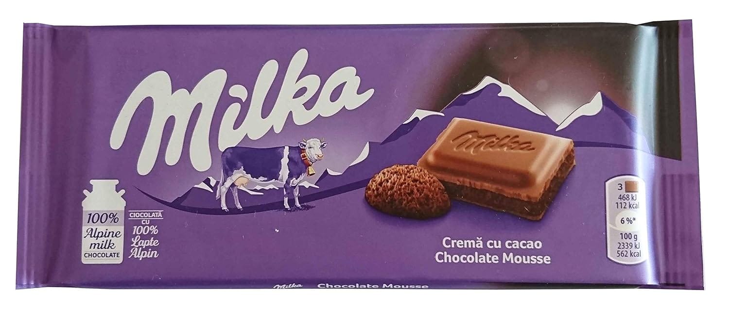 Milka Mousse Chocolate, 100 G