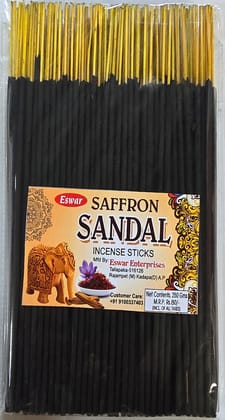 Eswar Saffron Sandal Incense Sticks - 250 gm