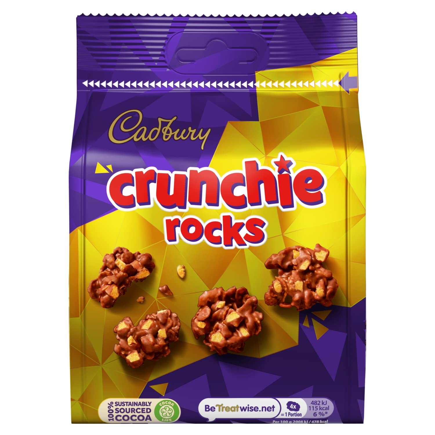 Cadbury Crunchy, Rock Bites, 110G