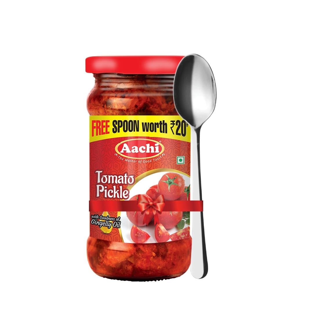 Aachi Tomato Avakai Pickles, 300G with free spoon