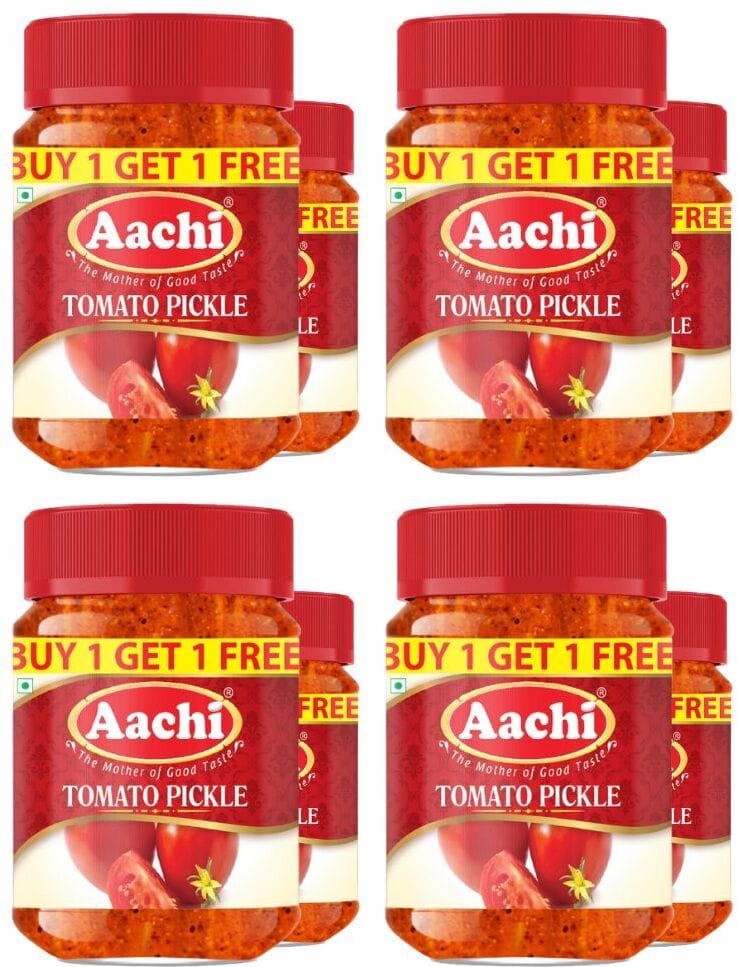 Aachi Tomato Pickle B1G1 Tomato Pickle (4 X 200 G)