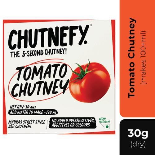 Chutnefy 5 Second Tomato Chutney - Authentic Recipe, 30 G