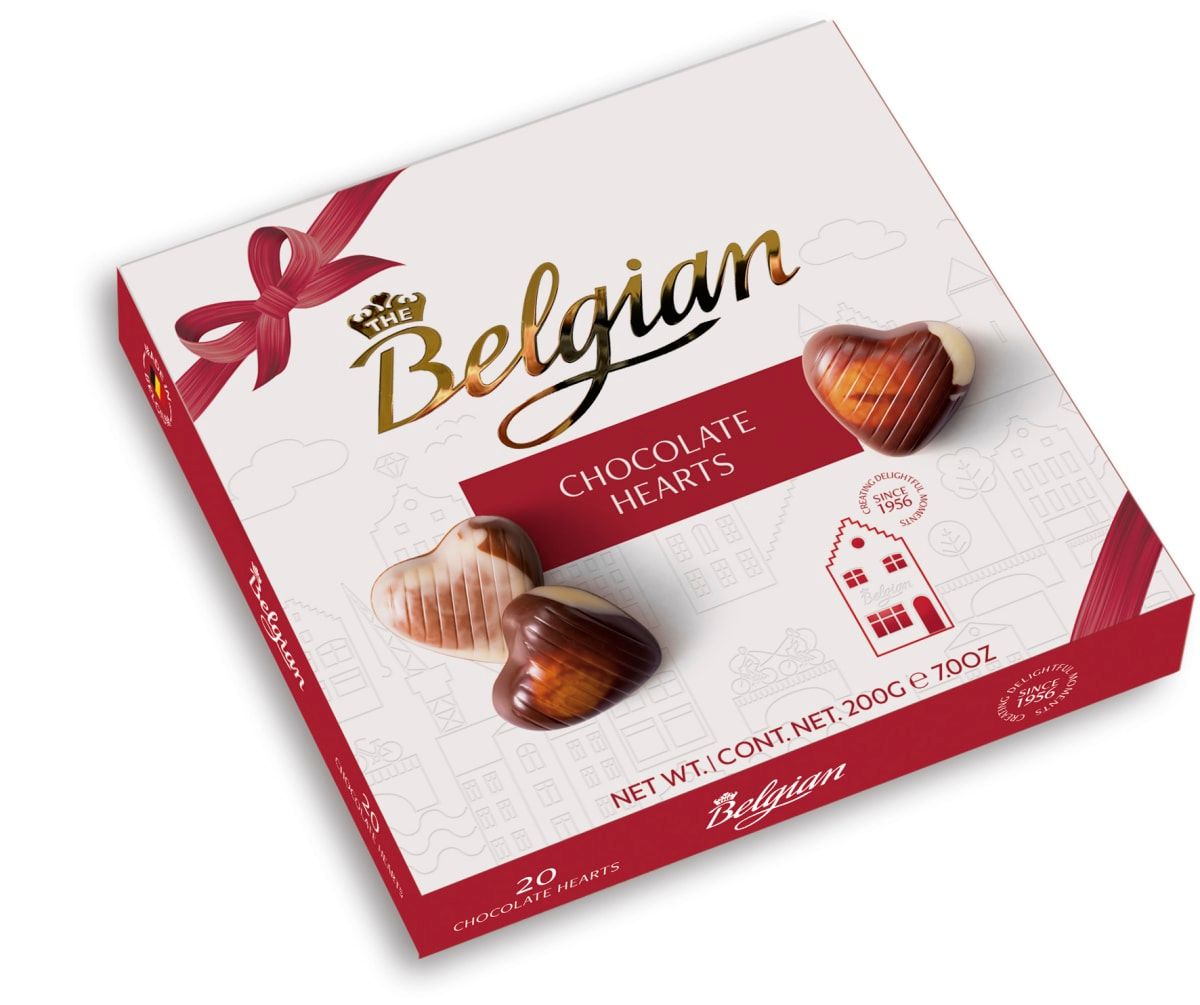 Belgian Chocolate Hearts, 200 gm