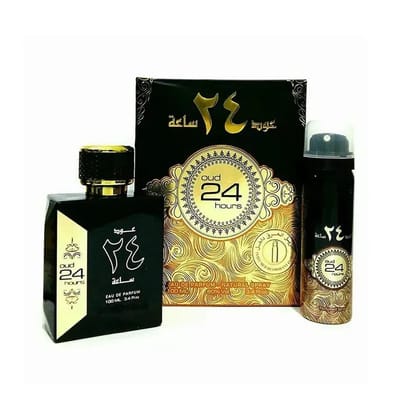 Oud 24 Hours by Ard Al Zaafaran 100ml EDP Spray – Long-Lasting Unisex Oud Fragrance