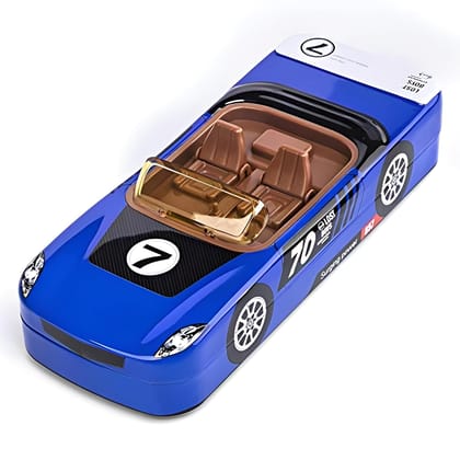 Stylish Metal Racing Car Shape Pencil Box for Kids – Double Layer Metal Pencil Case for Kids Boys/Pencil Case for Students,Birthday Return Gift for Kids (Blue) Stylish Metal Racing Car Shape Pencil Box for Kids – Double Layer Metal Pencil Case for Kids Boys/Pencil Case for Students,Birthday Return Gift for Kids (Blue)
