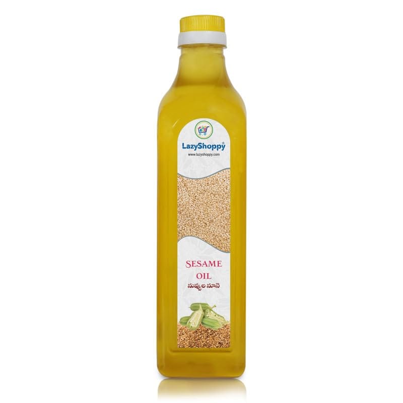 Lazy Shoppy® Wood Pressed White Sesame Oil – 1 Litre