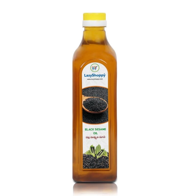 Lazy Shoppy® Wood Pressed Black Sesame Oil – 1 Litre