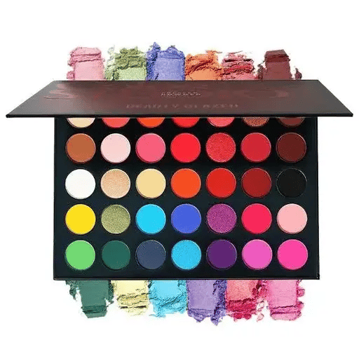 35 Shades Color Studio Pressed Powder Eyeshadow Palette Eyeshadow High Pigmented (Multicolor) Matte & Shimmery Finish